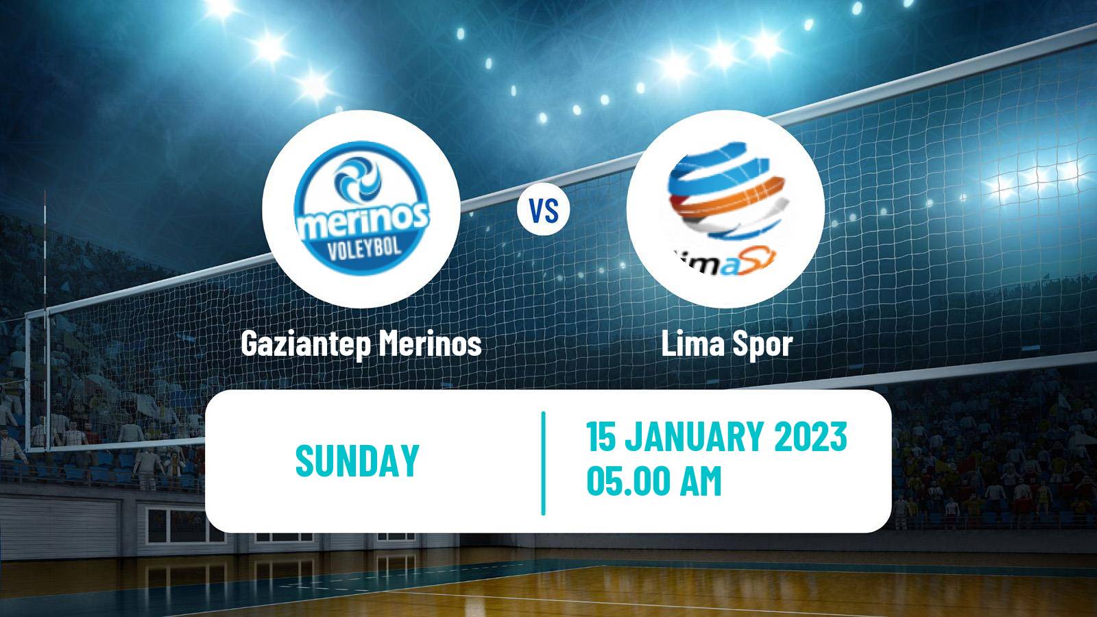 Volleyball Turkish 1 Ligi Volleyball Women Gaziantep Merinos - Lima Spor