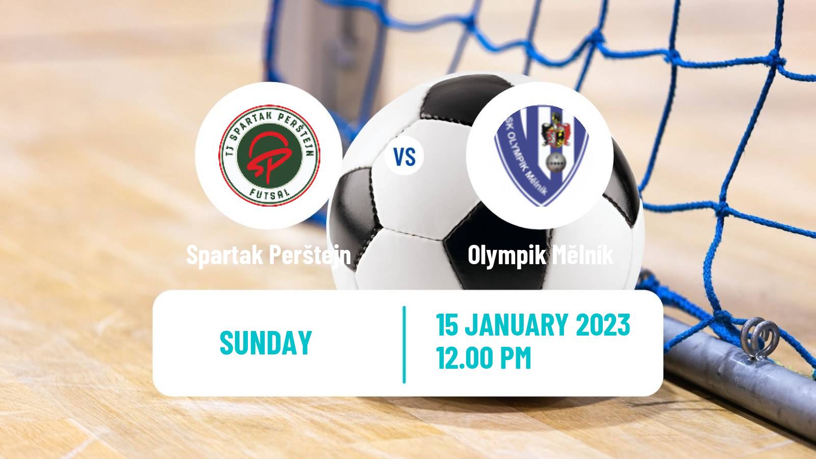 Futsal Czech 1 Futsal Liga Spartak Perštejn - Olympik Mělník