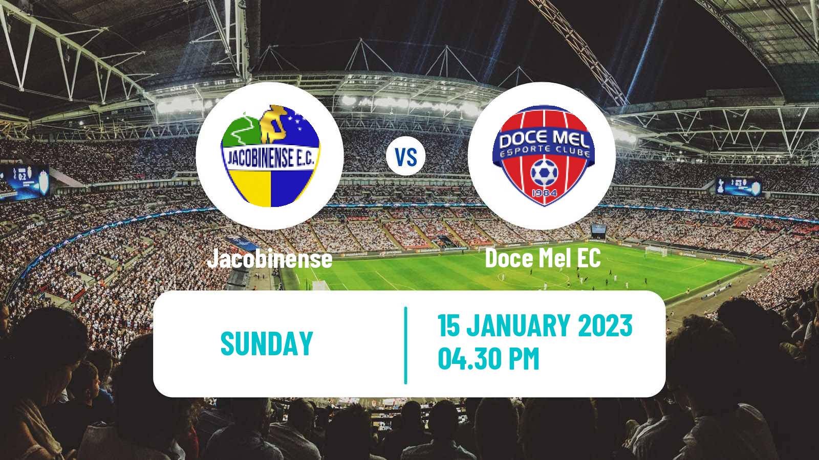 Soccer Brazilian Campeonato Baiano Jacobinense - Doce Mel