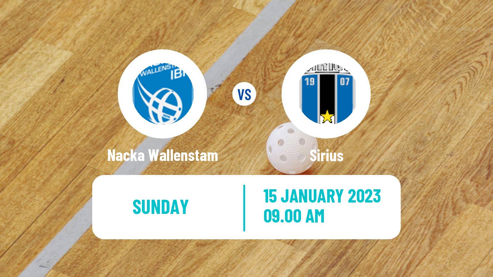 Floorball Swedish Superligan Floorball Women Nacka Wallenstam - Sirius
