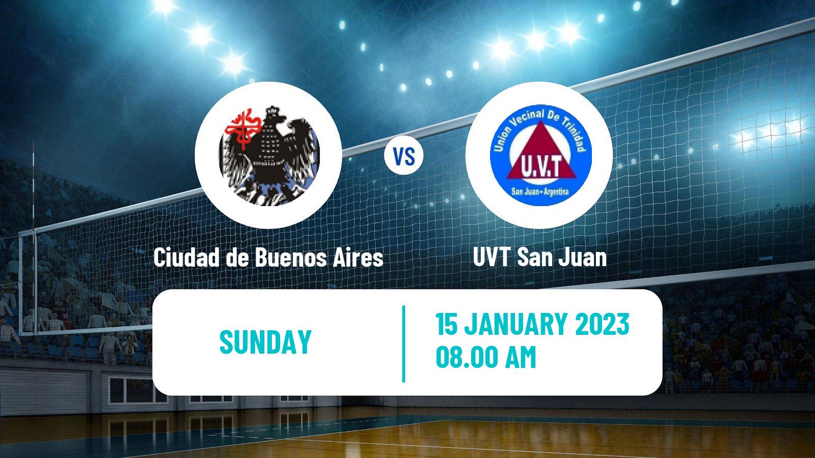 Volleyball Argentinian LVA Volleyball Ciudad de Buenos Aires - UVT San Juan