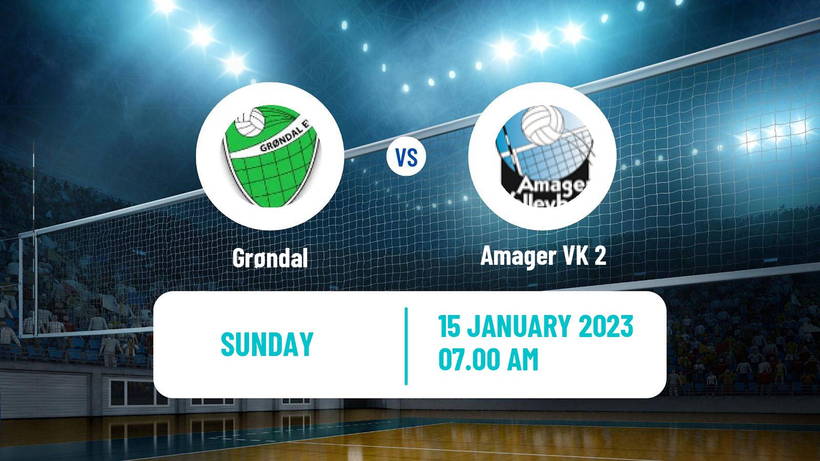 Volleyball Danish 1 Division East Volleyball Grøndal - Amager 2