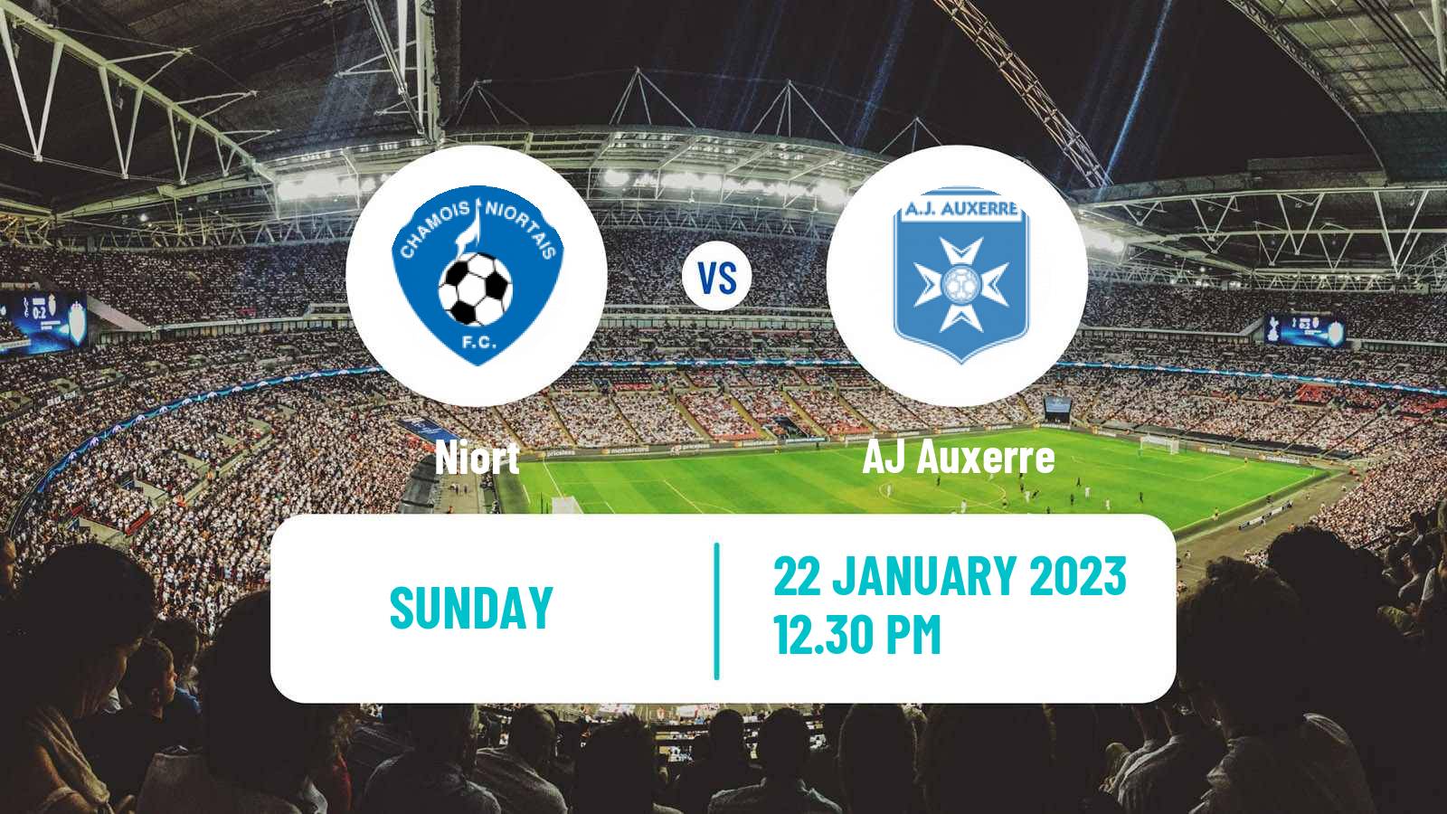 Soccer Coupe De France Niort - Auxerre