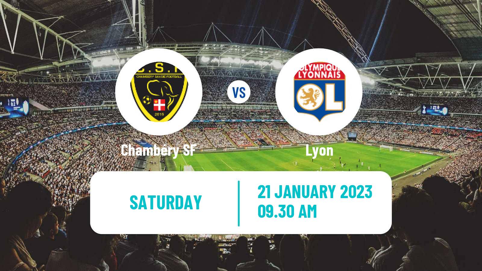 Soccer Coupe De France Chambéry - Lyon
