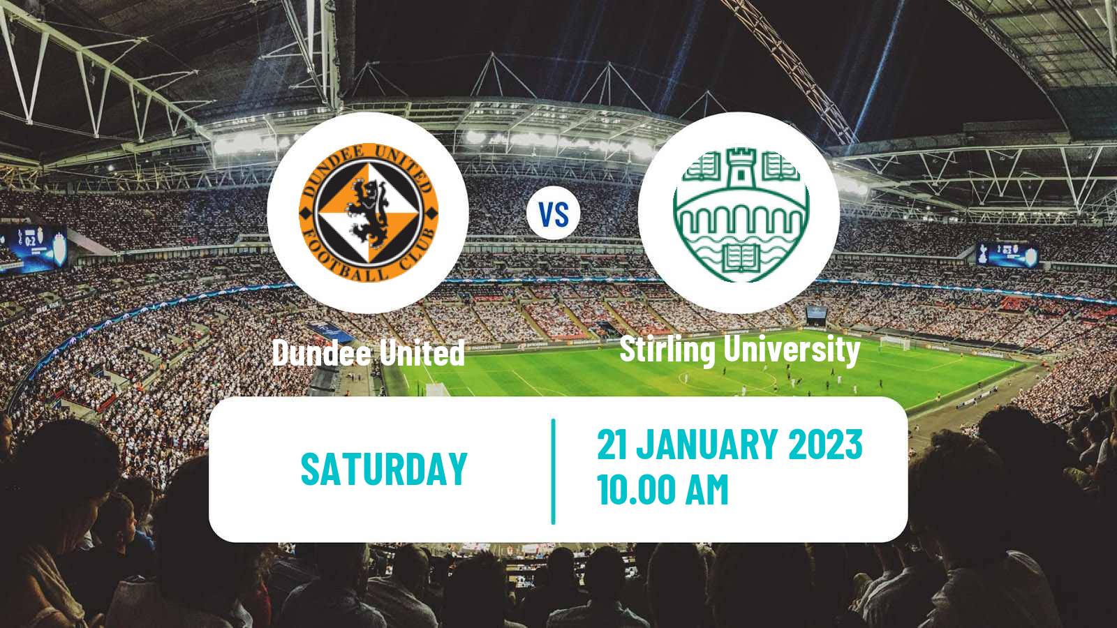 Soccer Scottish Cup Dundee United - Stirling University