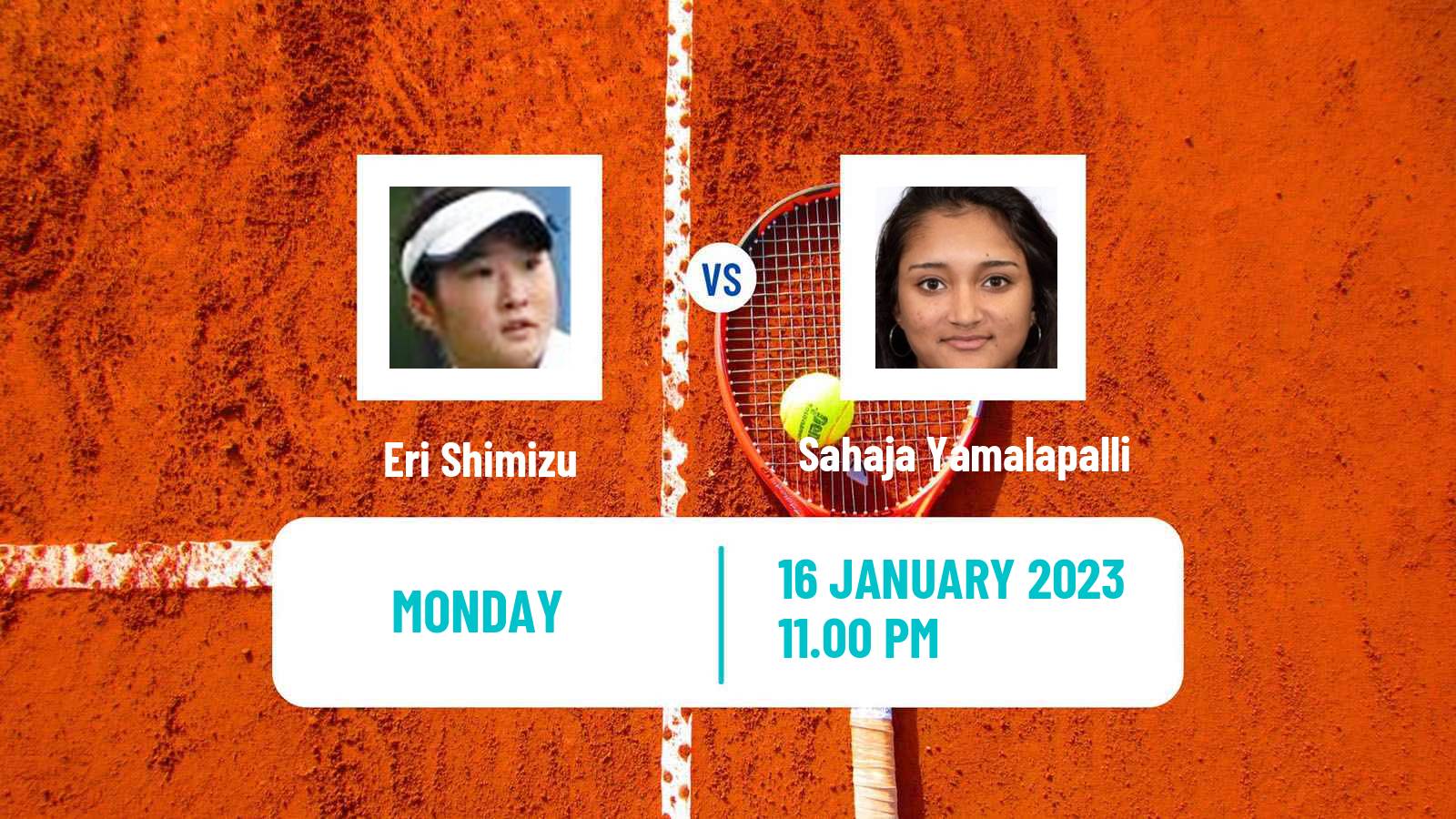Tennis ITF Tournaments Eri Shimizu - Sahaja Yamalapalli