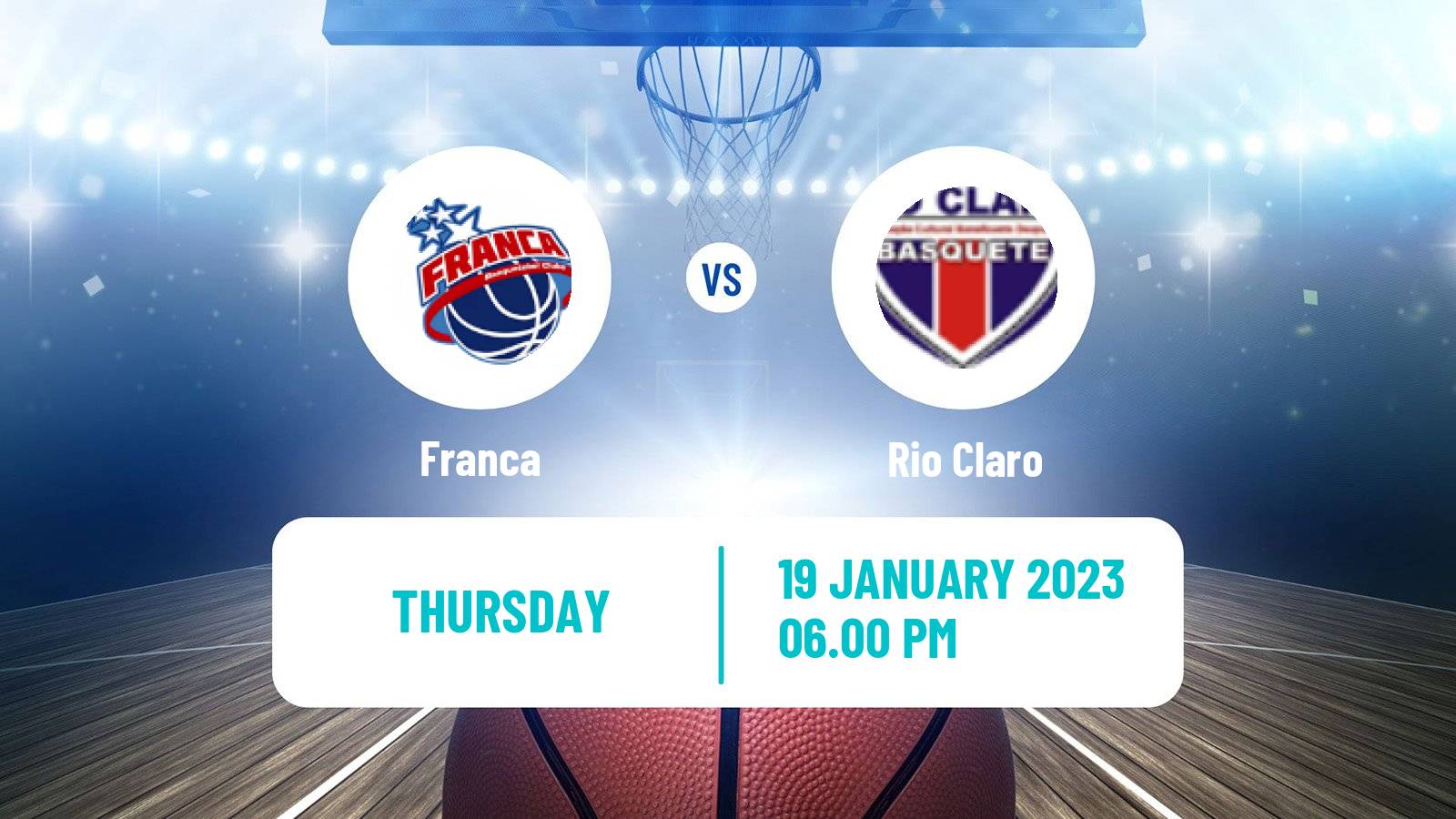 Basketball Brazilian NBB Franca - Rio Claro