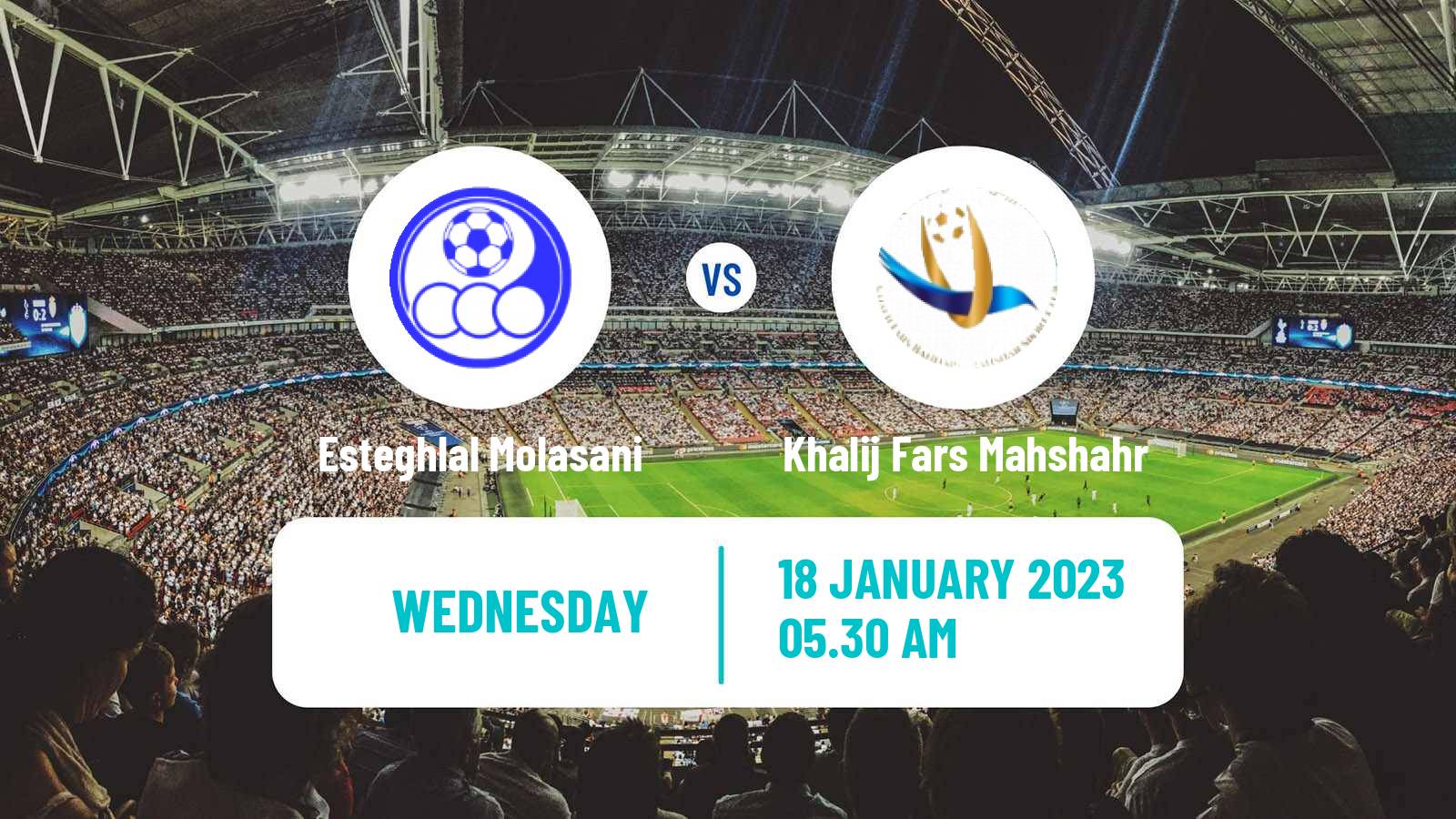 Soccer Iran Division 1 Esteghlal Molasani - Khalij Fars Mahshahr