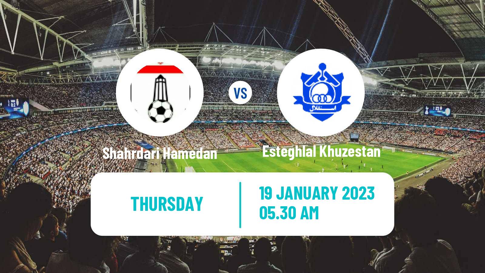 Soccer Iran Division 1 Shahrdari Hamedan - Esteghlal Khuzestan