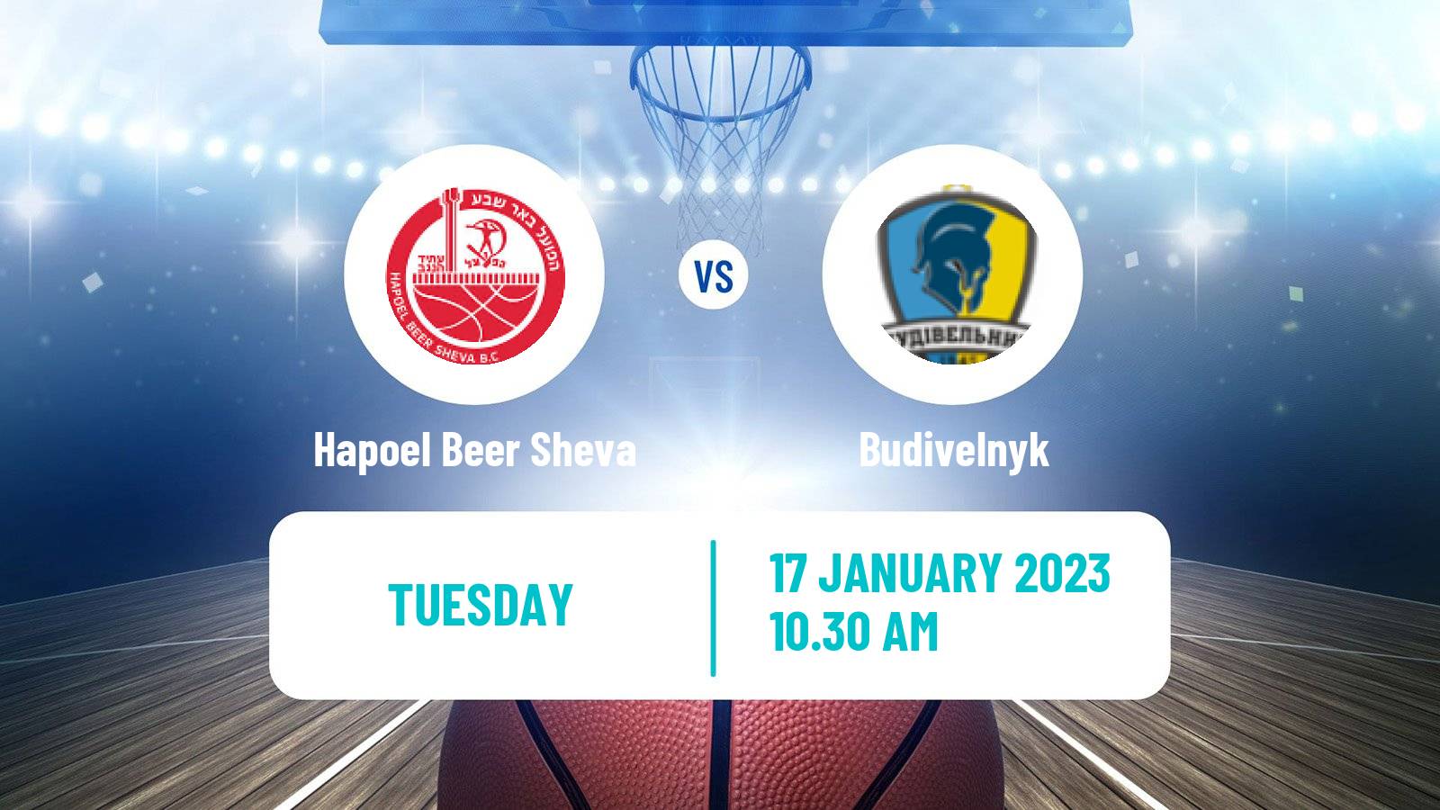 Basketball Balkan International Basketball League Hapoel Beer Sheva - Budivelnyk