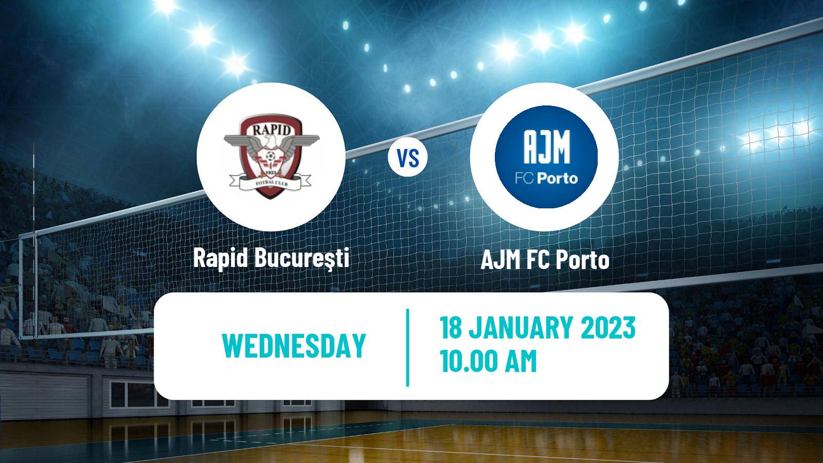 Volleyball CEV Challenge Cup Women Rapid Bucureşti - AJM FC Porto
