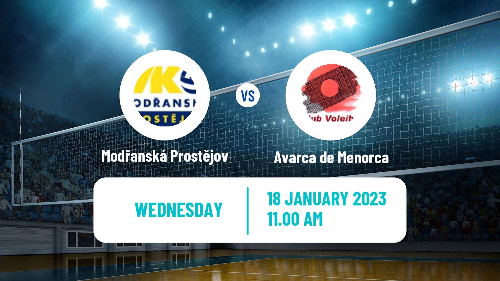 Volleyball CEV Challenge Cup Women Modřanská Prostějov - Avarca de Menorca