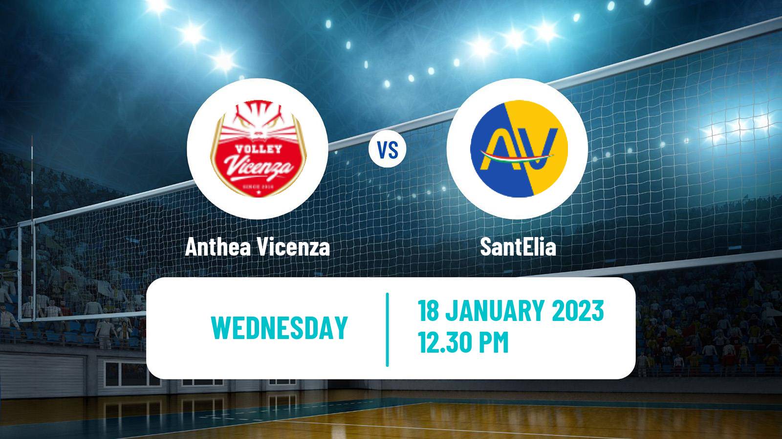 Volleyball Italian Serie A2 Volleyball Women Anthea Vicenza - Sant'Elia