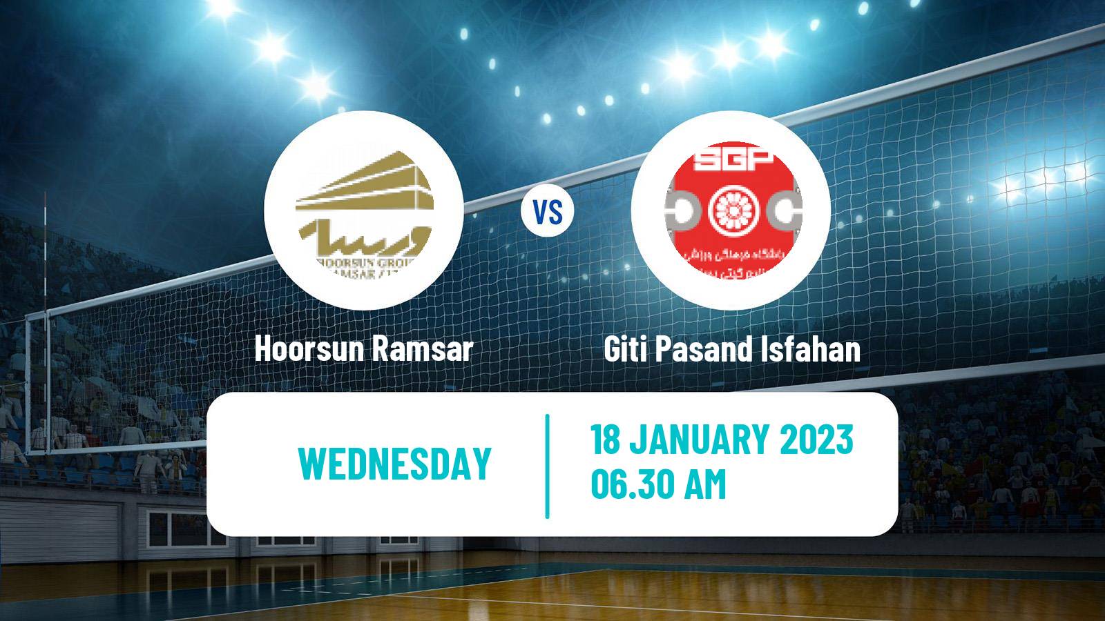 Volleyball Iran Super League Volleyball Hoorsun Ramsar - Giti Pasand Isfahan