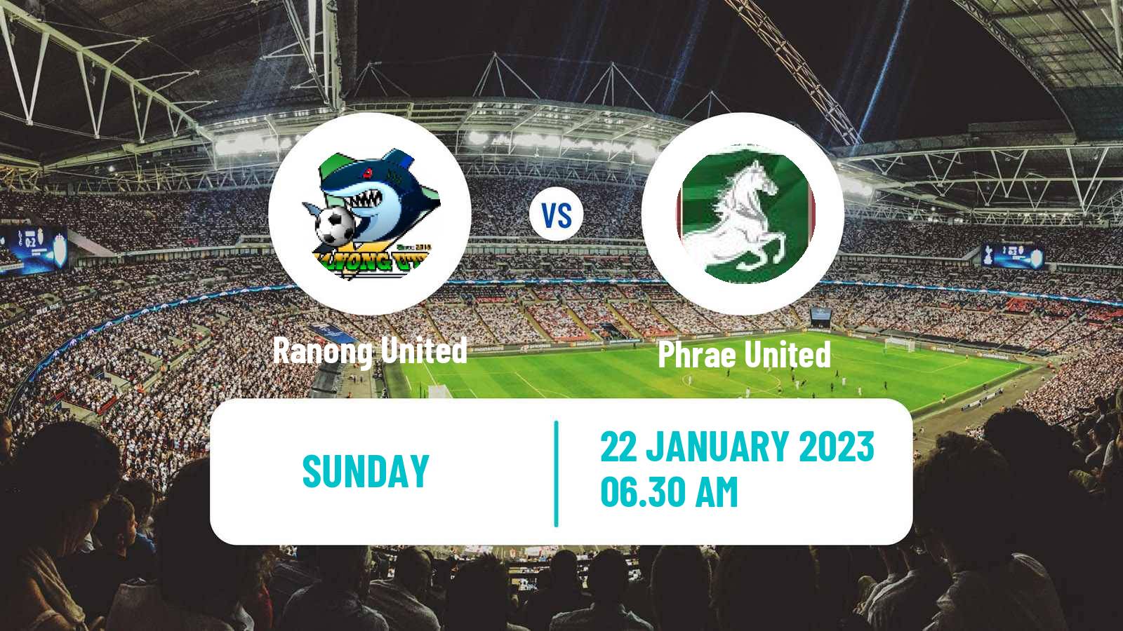 Soccer Thai League 2 Ranong United - Phrae United