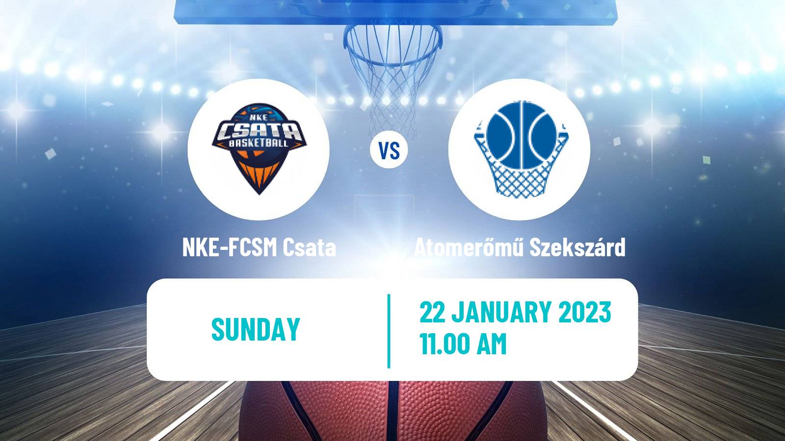 Basketball Hungarian NB I Basketball Women NKE-FCSM Csata - Atomerőmű Szekszárd