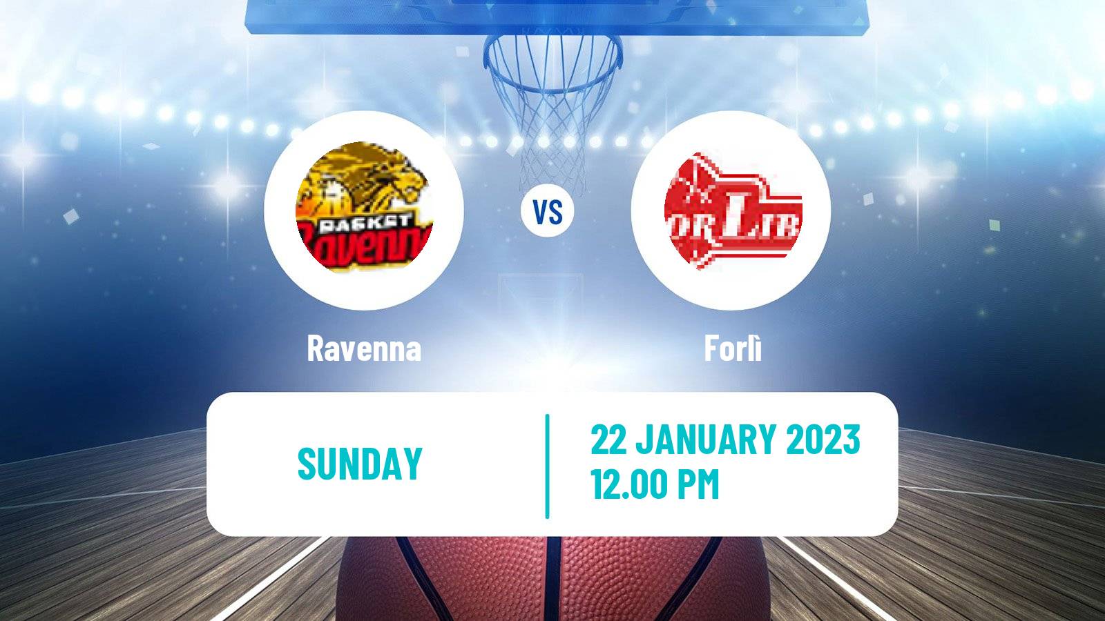 Basketball Italian Serie A2 Basketball Ravenna - Forlì