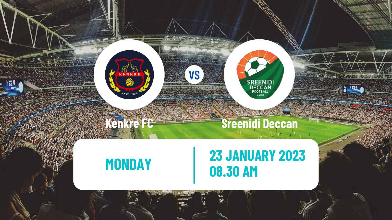 Soccer Indian I-League Kenkre - Sreenidi Deccan