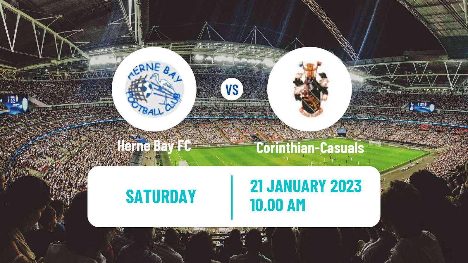 Soccer English Isthmian League Premier Division Herne Bay - Corinthian-Casuals