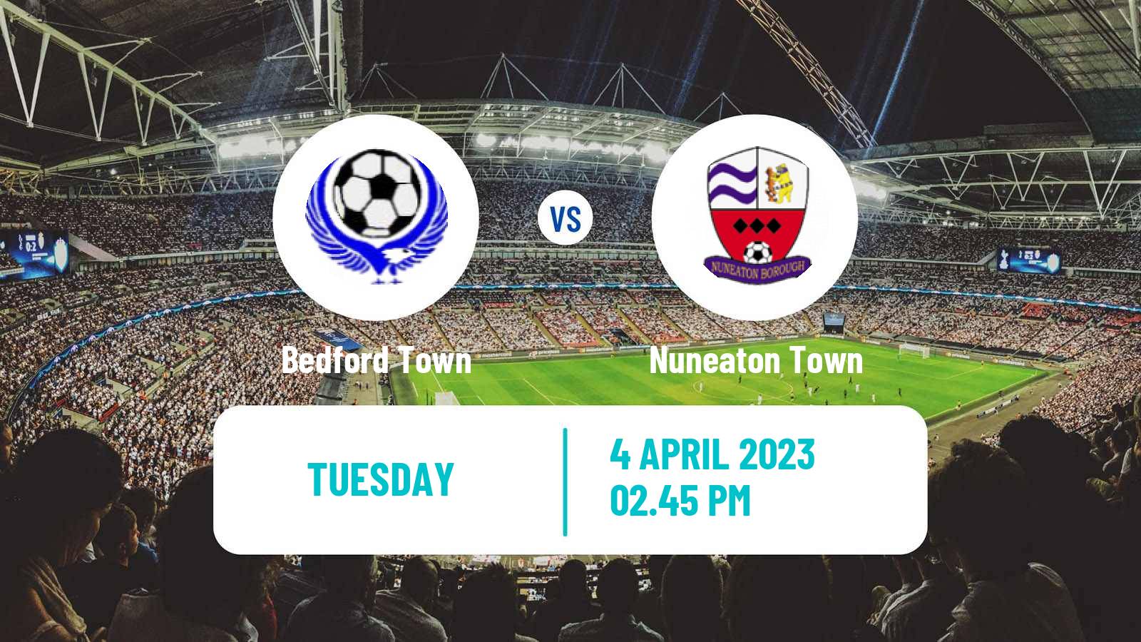 Soccer English Southern League Central Division Bedford Town - Nuneaton Town