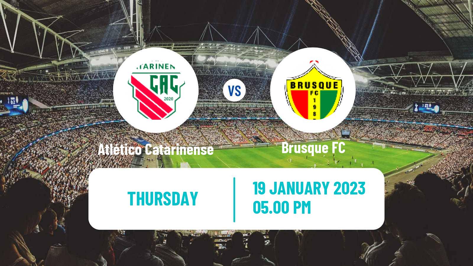 Soccer Brazilian Campeonato Catarinense Atlético Catarinense - Brusque