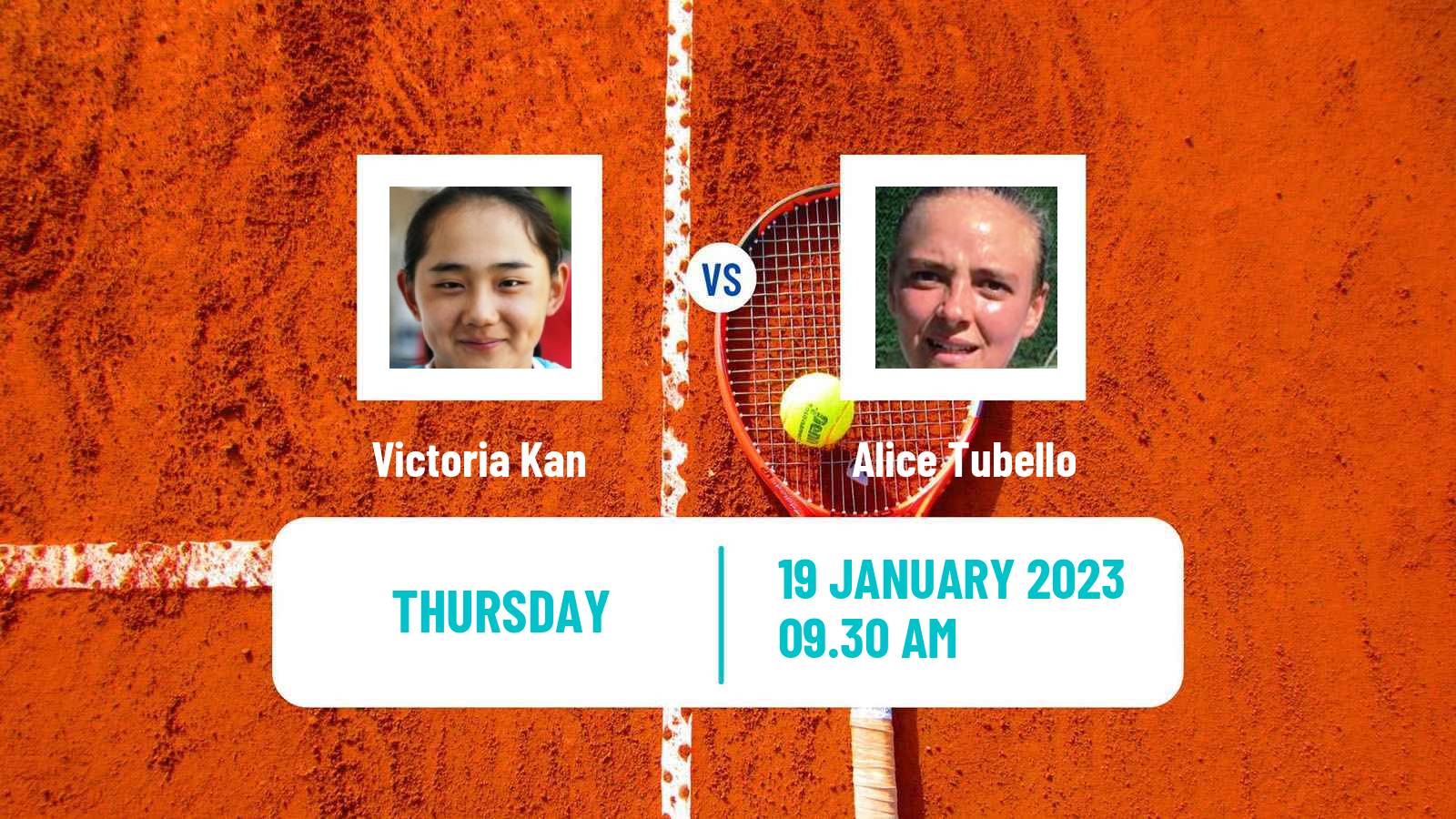Tennis ITF Tournaments Victoria Kan - Alice Tubello