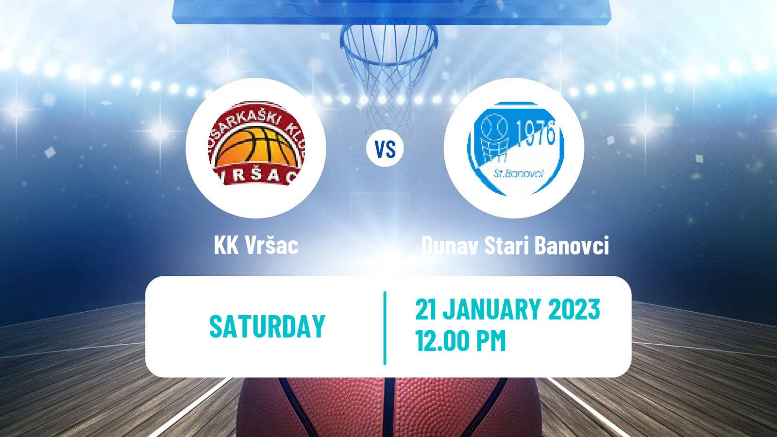 Basketball Serbian First League Basketball Vršac - Dunav Stari Banovci
