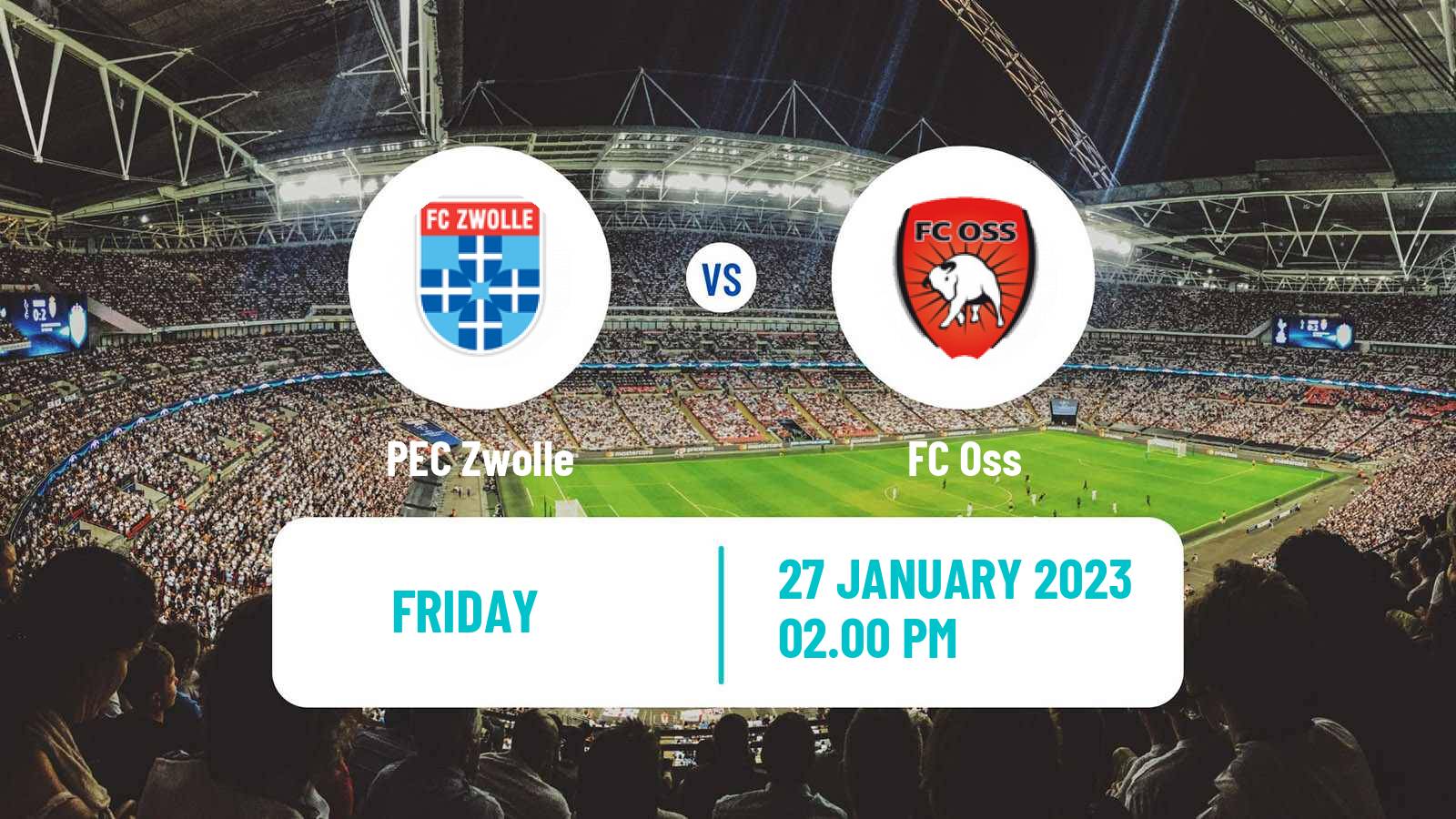 Football Dutch Eerste Divisie Zwolle - FC Oss