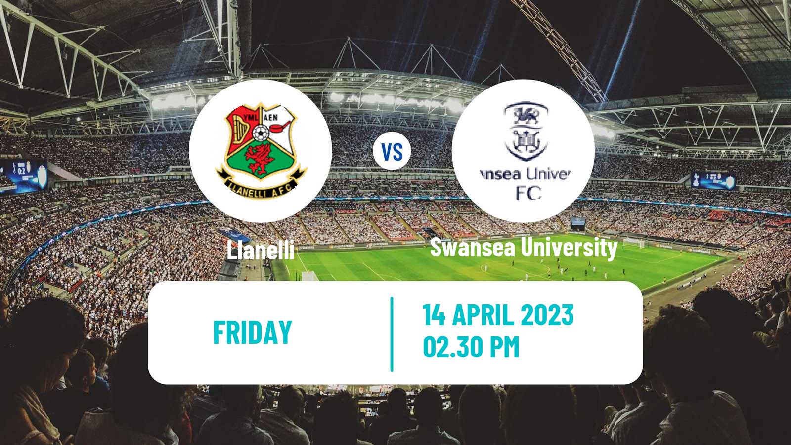 Soccer Welsh Cymru South Llanelli - Swansea University