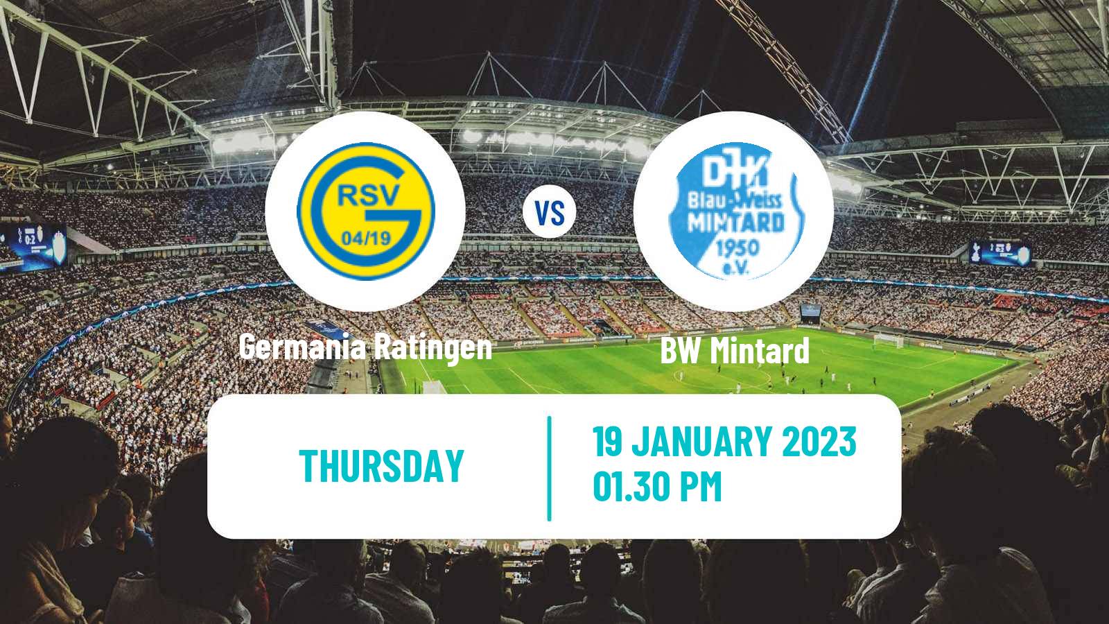 Soccer Club Friendly Germania Ratingen - Mintard