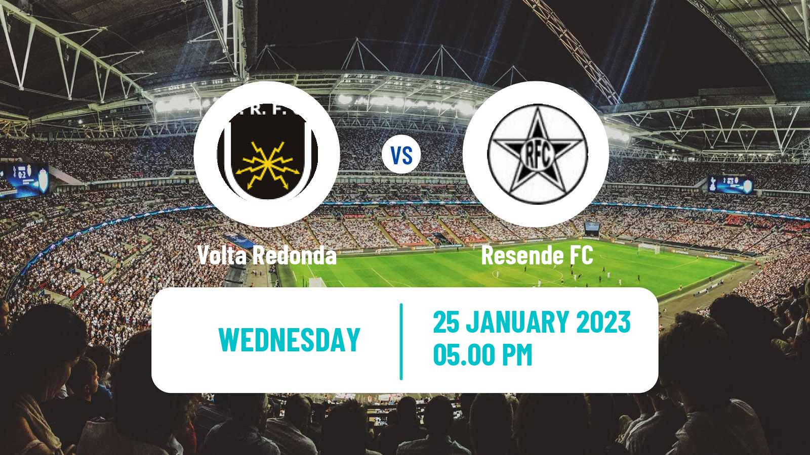Soccer Brazilian Campeonato Carioca Volta Redonda - Resende
