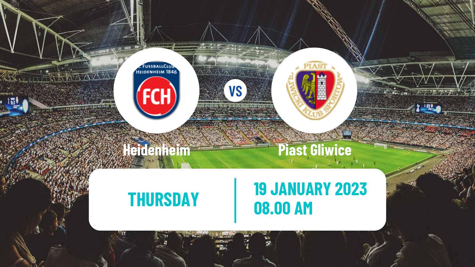Soccer Club Friendly Heidenheim - Piast Gliwice