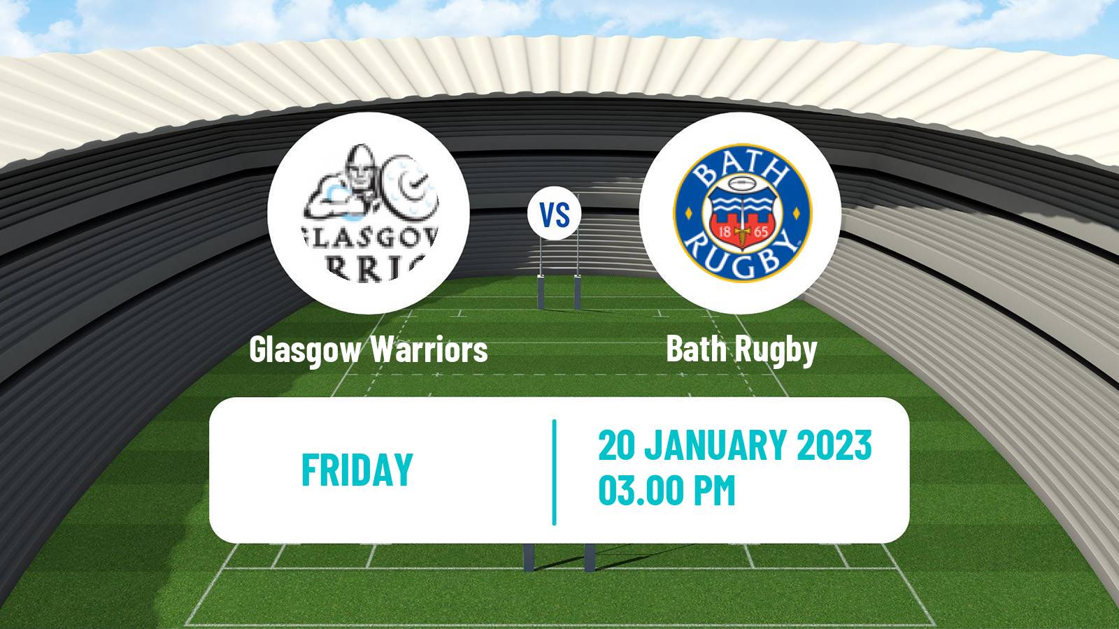 Rugby union Challenge Cup Rugby Glasgow Warriors - Bath