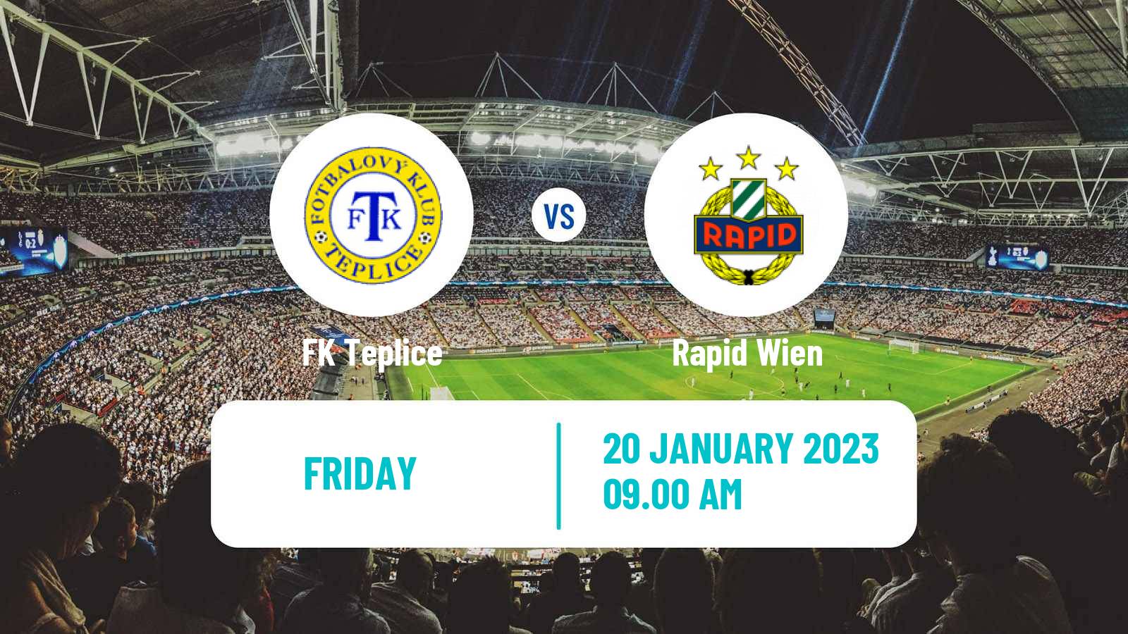 Soccer Club Friendly Teplice - Rapid Wien