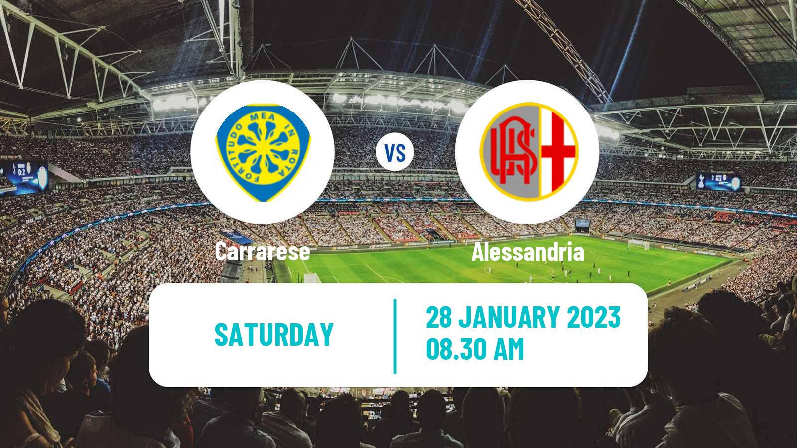 Soccer Italian Serie C Group B Carrarese - Alessandria