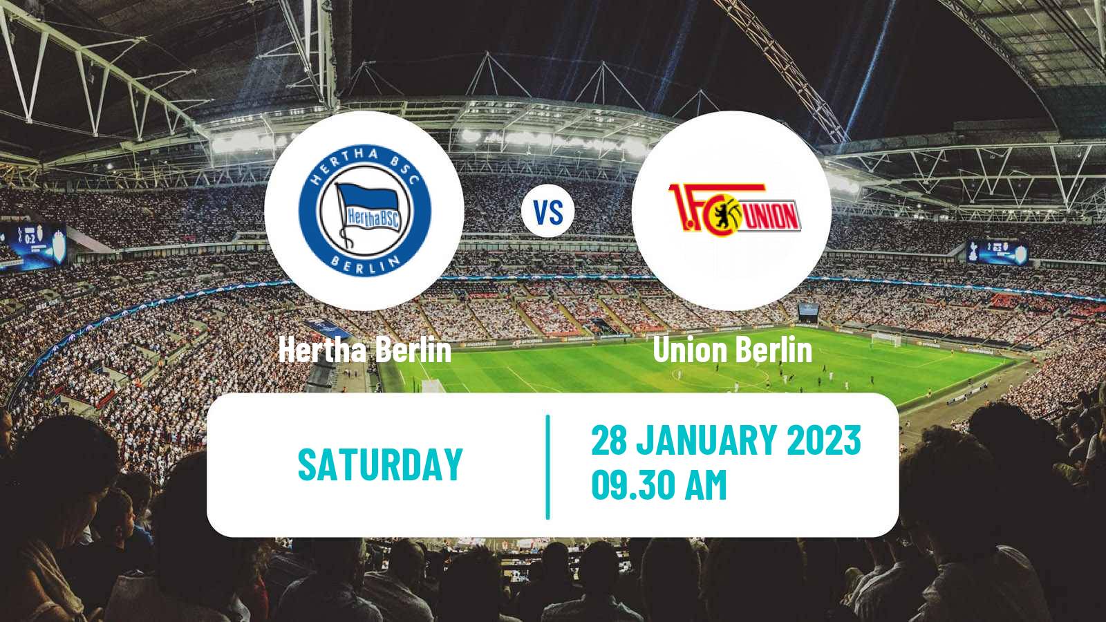 Soccer German Bundesliga Hertha Berlin - Union Berlin