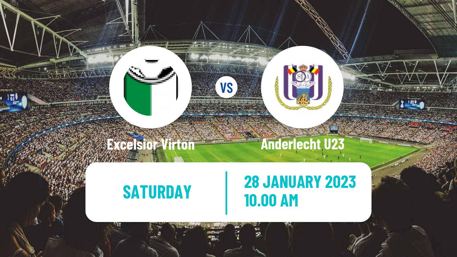Soccer Belgian Сhallenger Pro League Excelsior Virton - Anderlecht U23