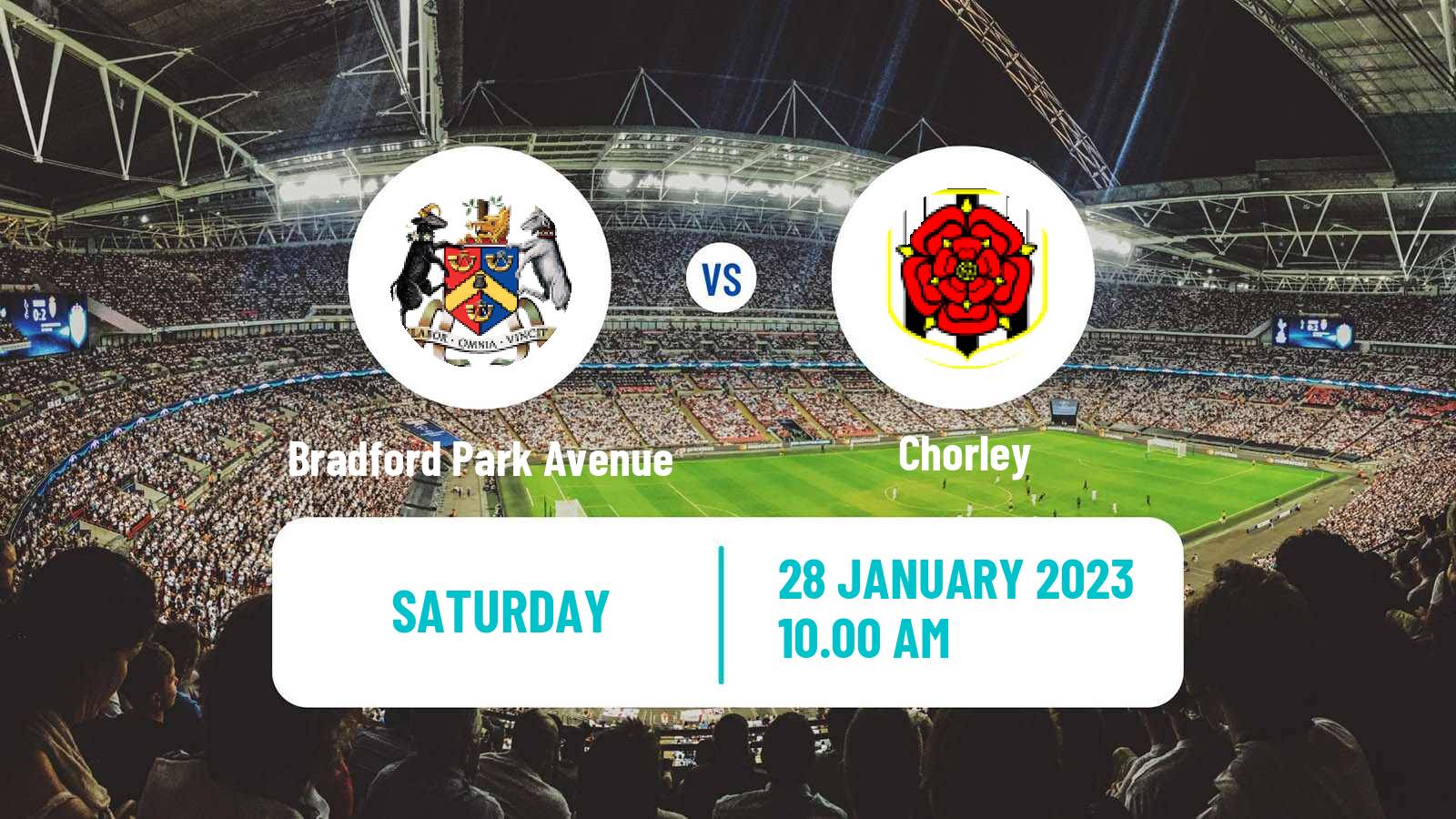 Soccer English National League North Bradford Park Avenue - Chorley