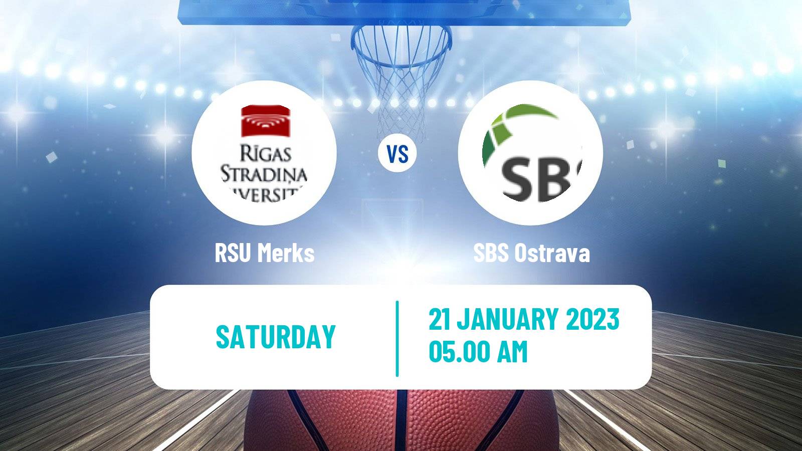 Basketball EWBL Women RSU Merks - Ostrava
