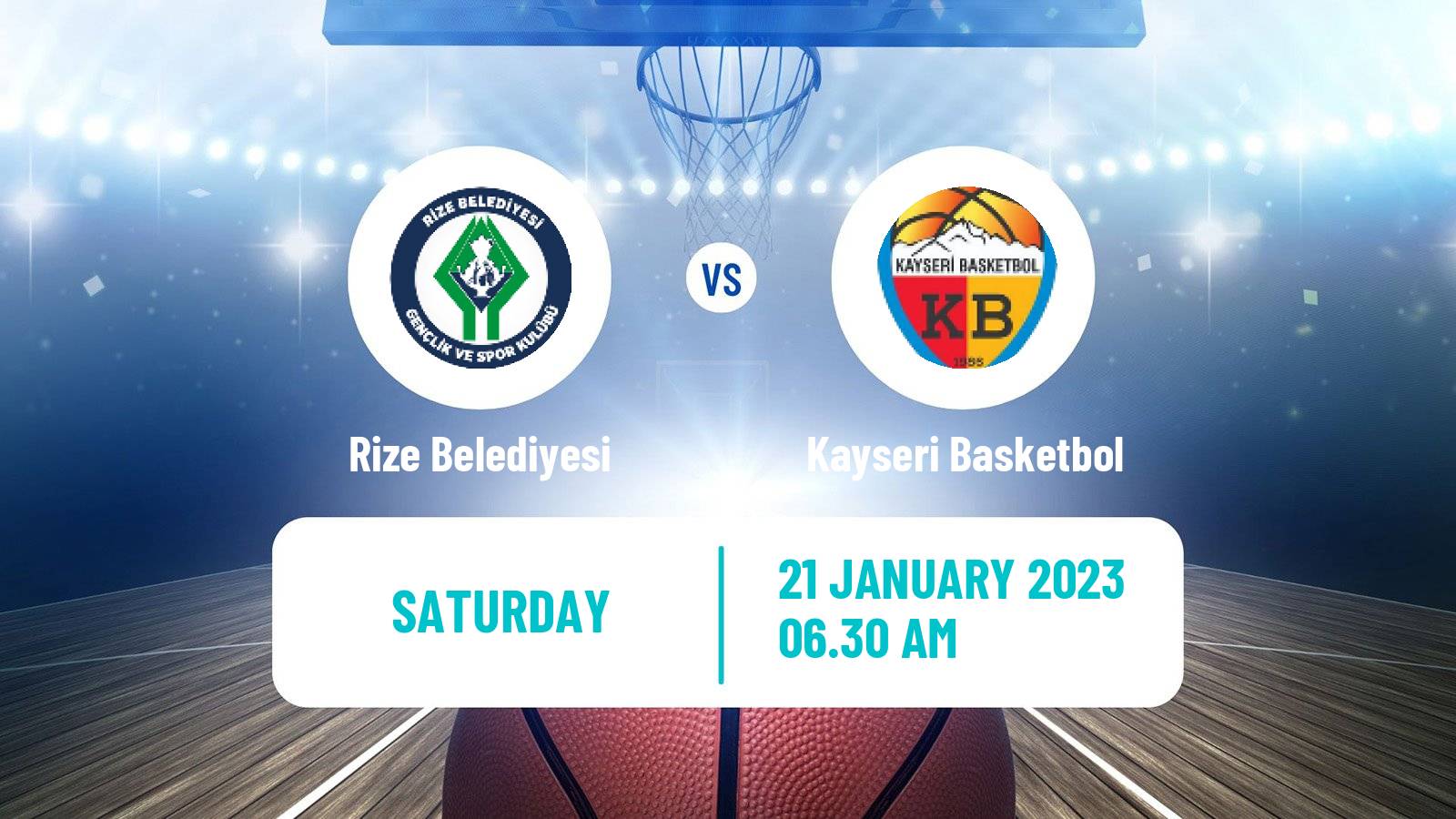 Basketball Turkish Basketball League Women Rize Belediyesi - Kayseri Basketbol