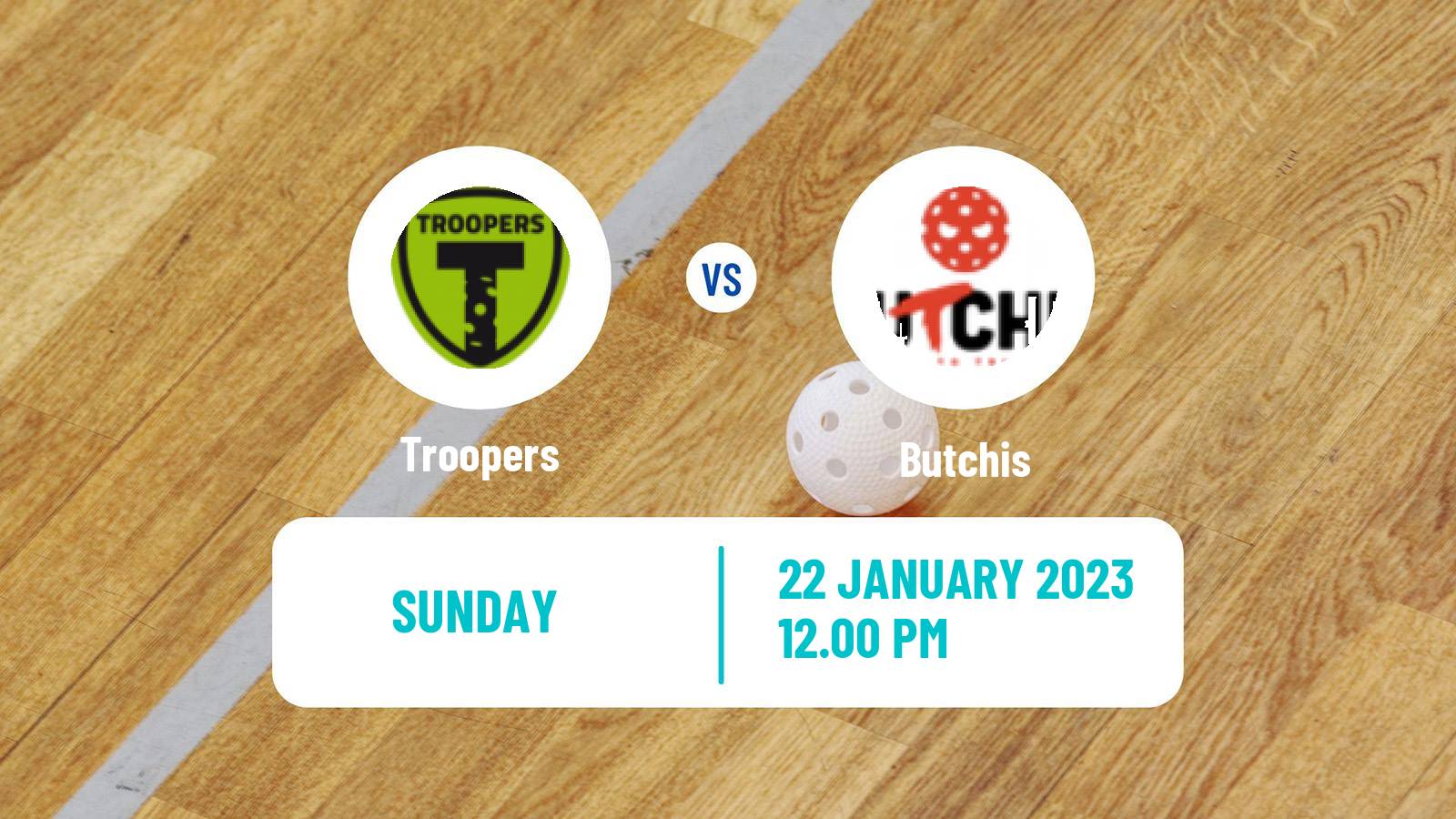 Floorball Czech 1 Liga Floorball Troopers - Butchis