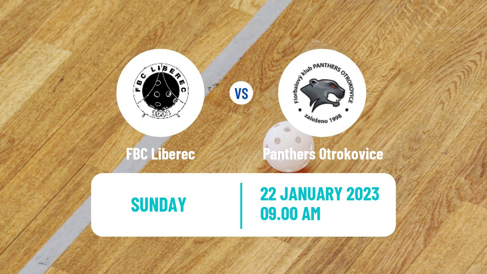 Floorball Czech Superliga Floorball FBC Liberec - Panthers Otrokovice