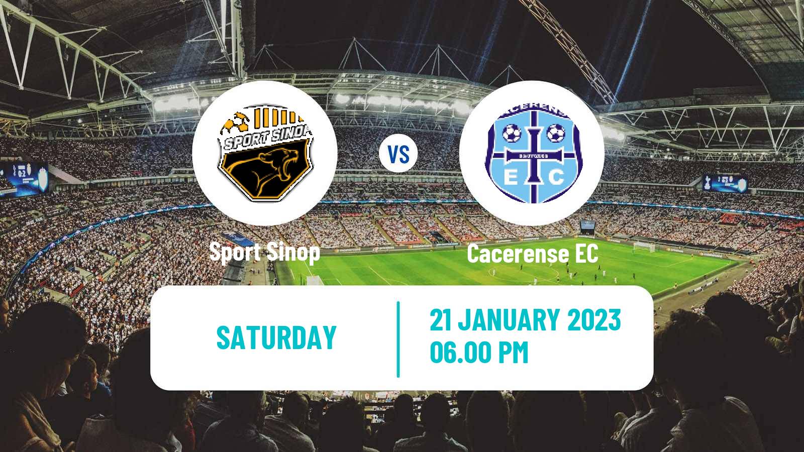 Soccer Brazilian Campeonato Matogrossense Sport Sinop - Cacerense