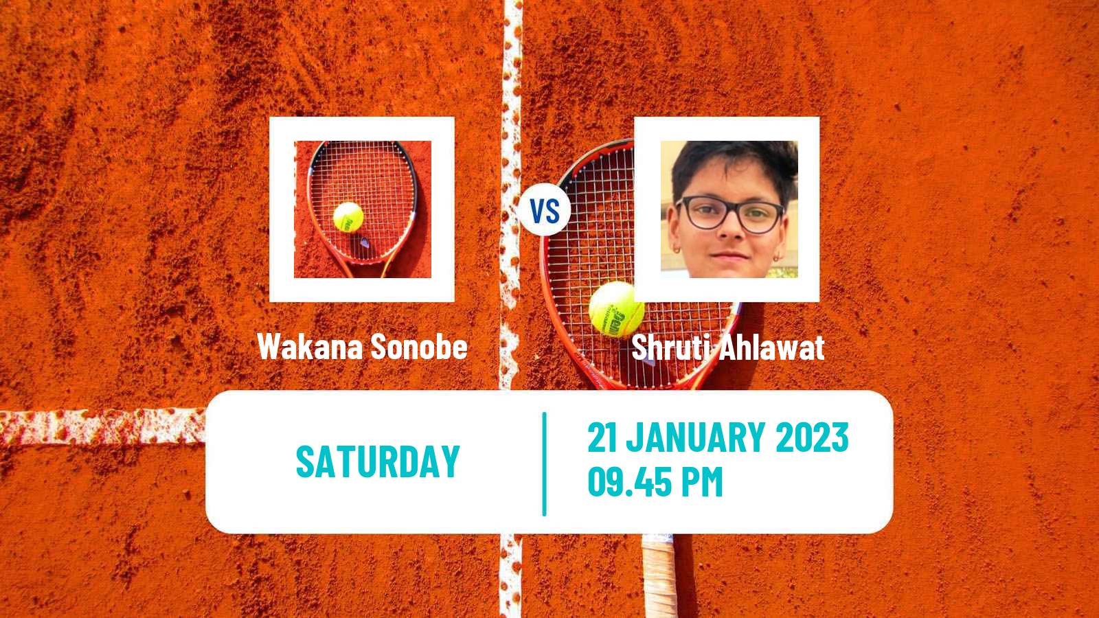 Tennis Girls Singles Australian Open Wakana Sonobe - Shruti Ahlawat