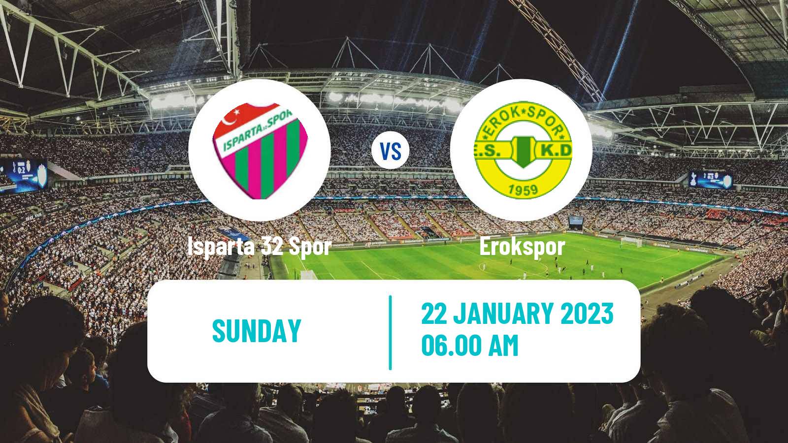 Soccer Turkish Second League White Group Isparta 32 Spor - Erokspor
