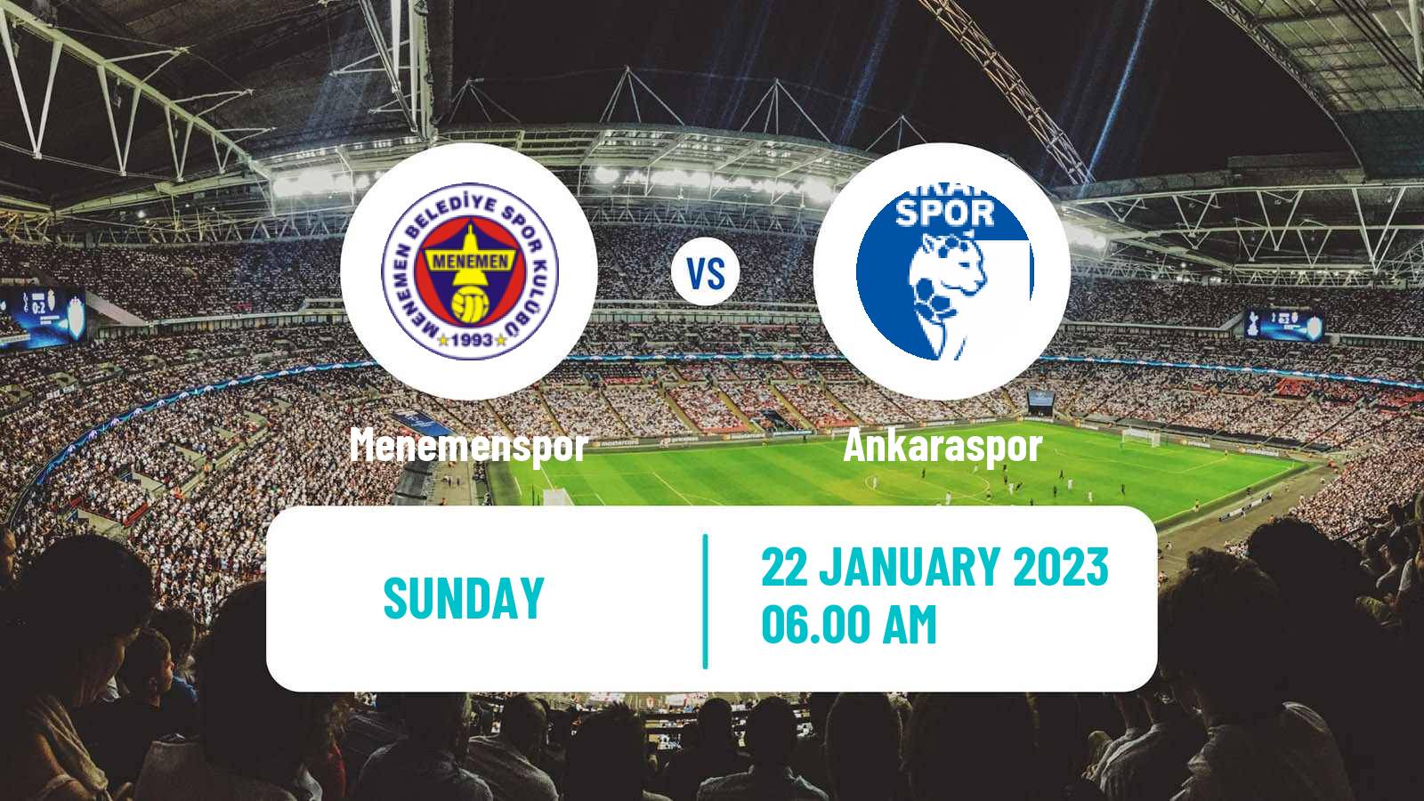 Soccer Turkish Second League White Group Menemenspor - Ankaraspor