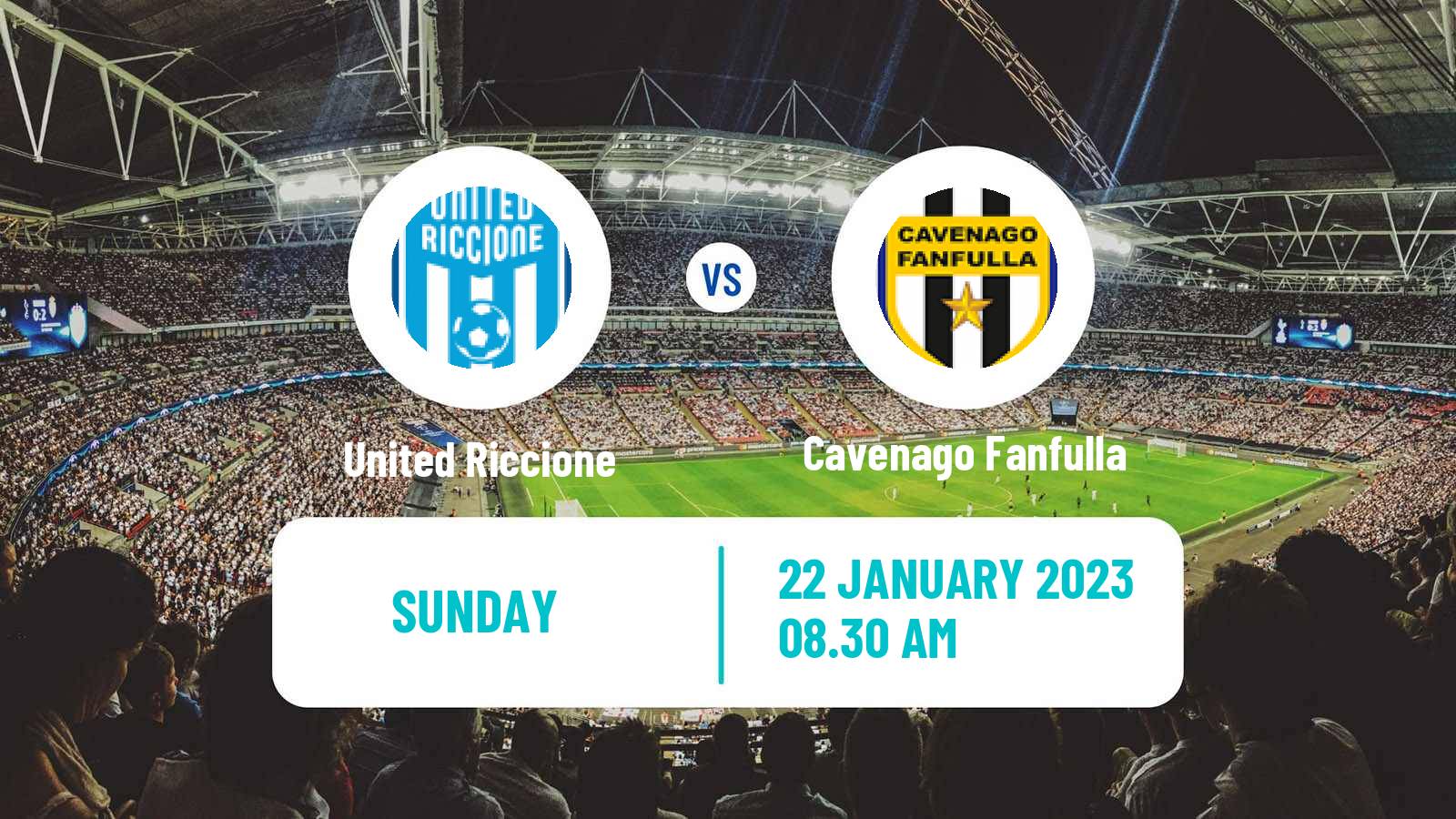 Soccer Italian Serie D - Group D United Riccione - Cavenago Fanfulla