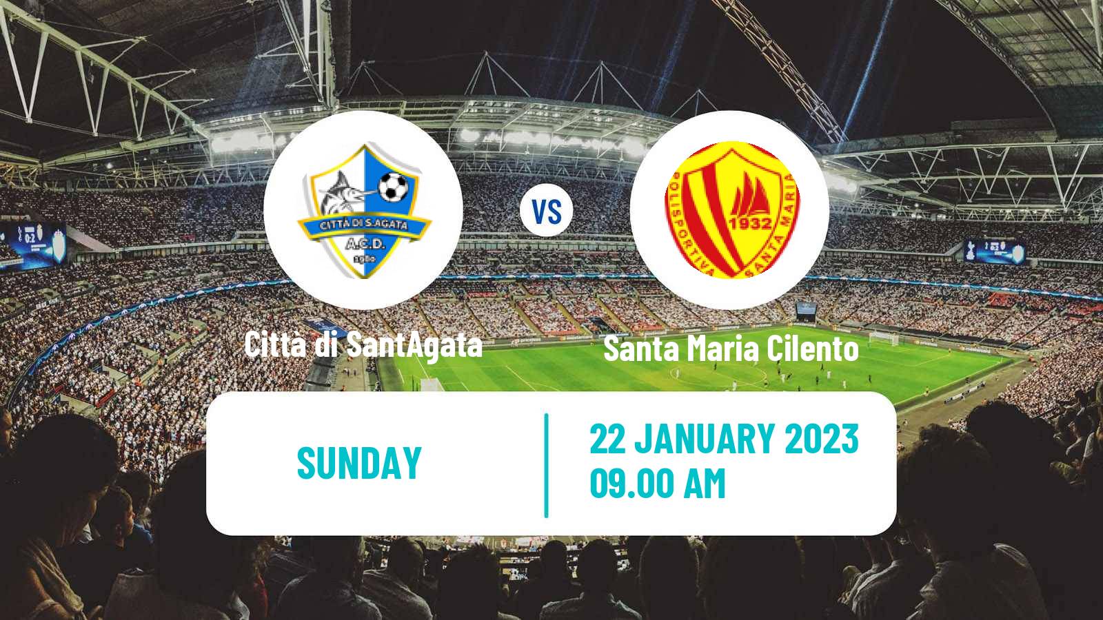 Soccer Italian Serie D - Group I Città di SantAgata - Santa Maria Cilento