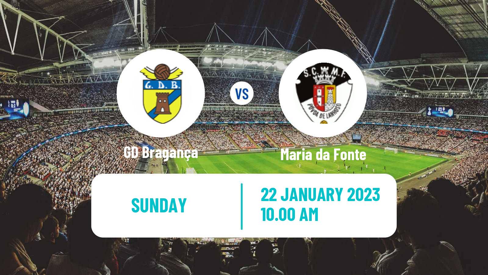 Soccer Campeonato de Portugal Bragança - Maria da Fonte