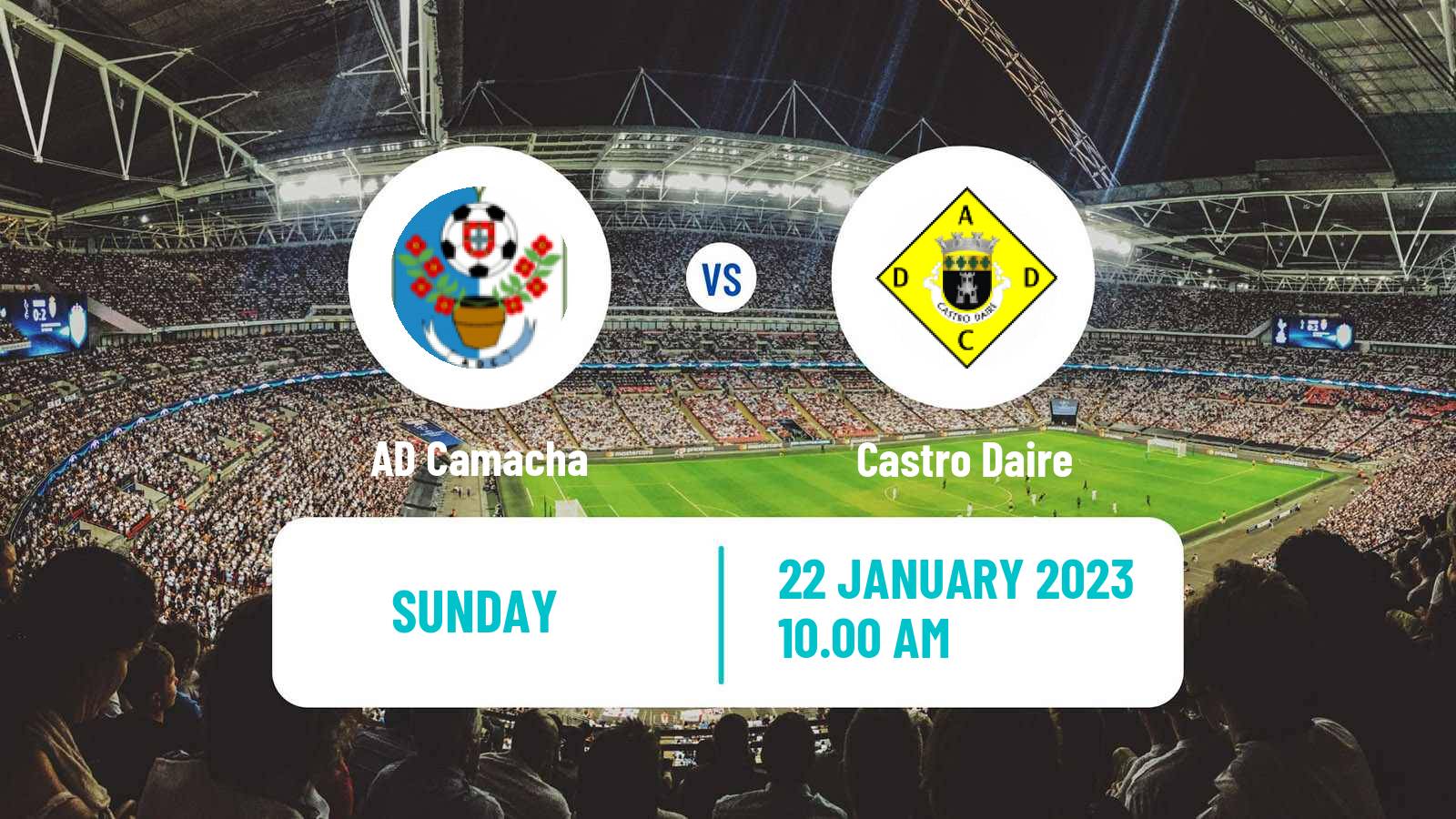 Soccer Campeonato de Portugal Camacha - Castro Daire